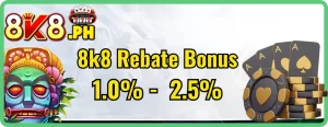 Increase Your Earnings Every Day with the 8k8 Rebate Bonus 1 8k8 Rebate Bonus